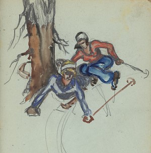  Skizze von Robert Kluge 1931 (Ortschronik des Museum Borna)