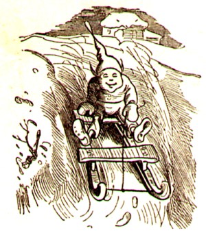 Die Rutschpartie, Wilhelm Busch, 1872