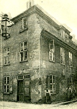 „Dinters Haus in der Tuchmacherstraße zu Königsberg.“