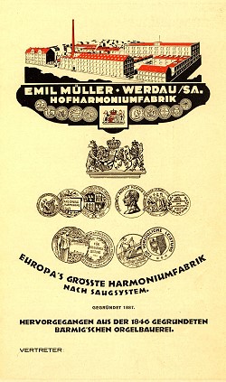 Harmoniumkatalog, 1927