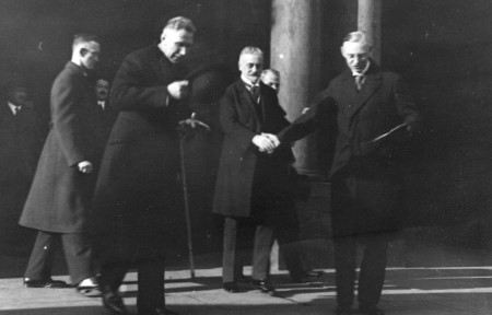 Oberbürgermeister Külz mit Reichskanzler von Papen (l.); Nachlass Wilhelm Külz – Külz-Reichel, Düsseldorf
