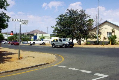 Dr.-Wilhelm-Külz-Straße in Windhoek (Namibia), 2009