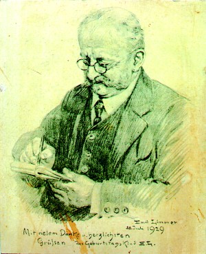 Emil Limmer zu seinem 75. Geburtstag, 1929