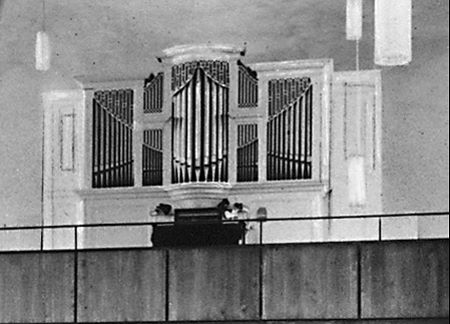 Schmidt & Berger-Orgel Deutzen (Aufnahme als Interims-Orgel in der Stadtkirche Borna, 1968)